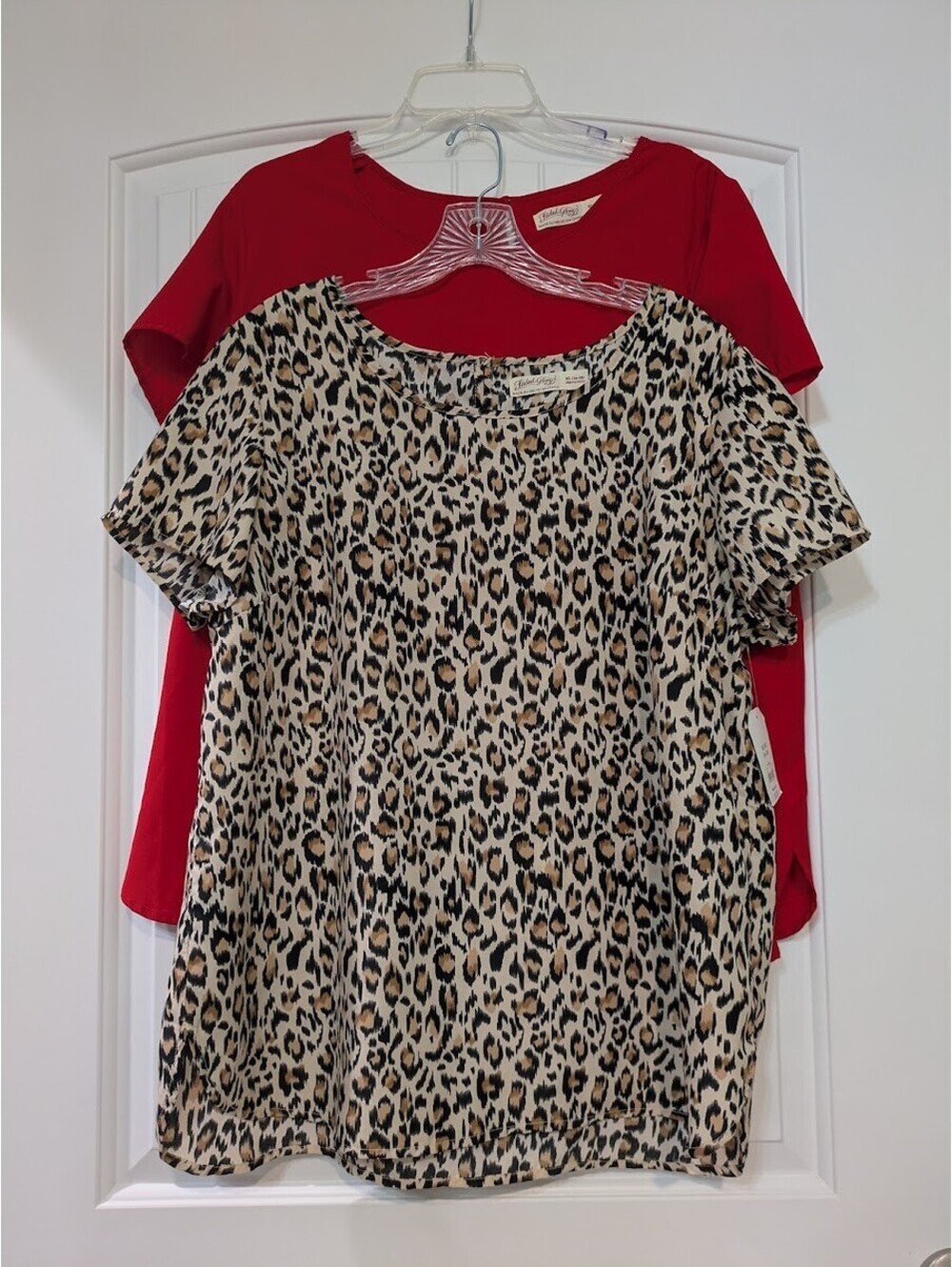 Faded Glory Twofer Top XL Alpine Ivory